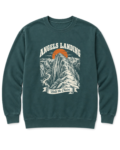 Angels Landing Sweatshirt - Blue Spruce