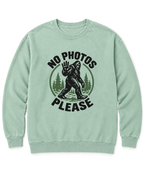 No Photos Please Sweatshirt - Chalky Mint