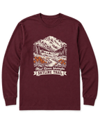 Skyline Trail Long Sleeve Shirt - Maroon