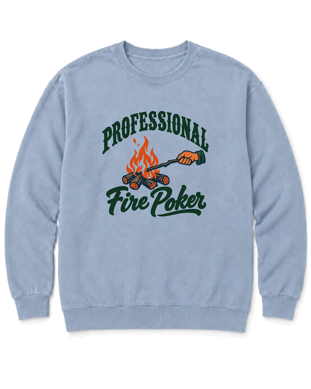 Professional Fire Poker Sweatshirt - Chambray