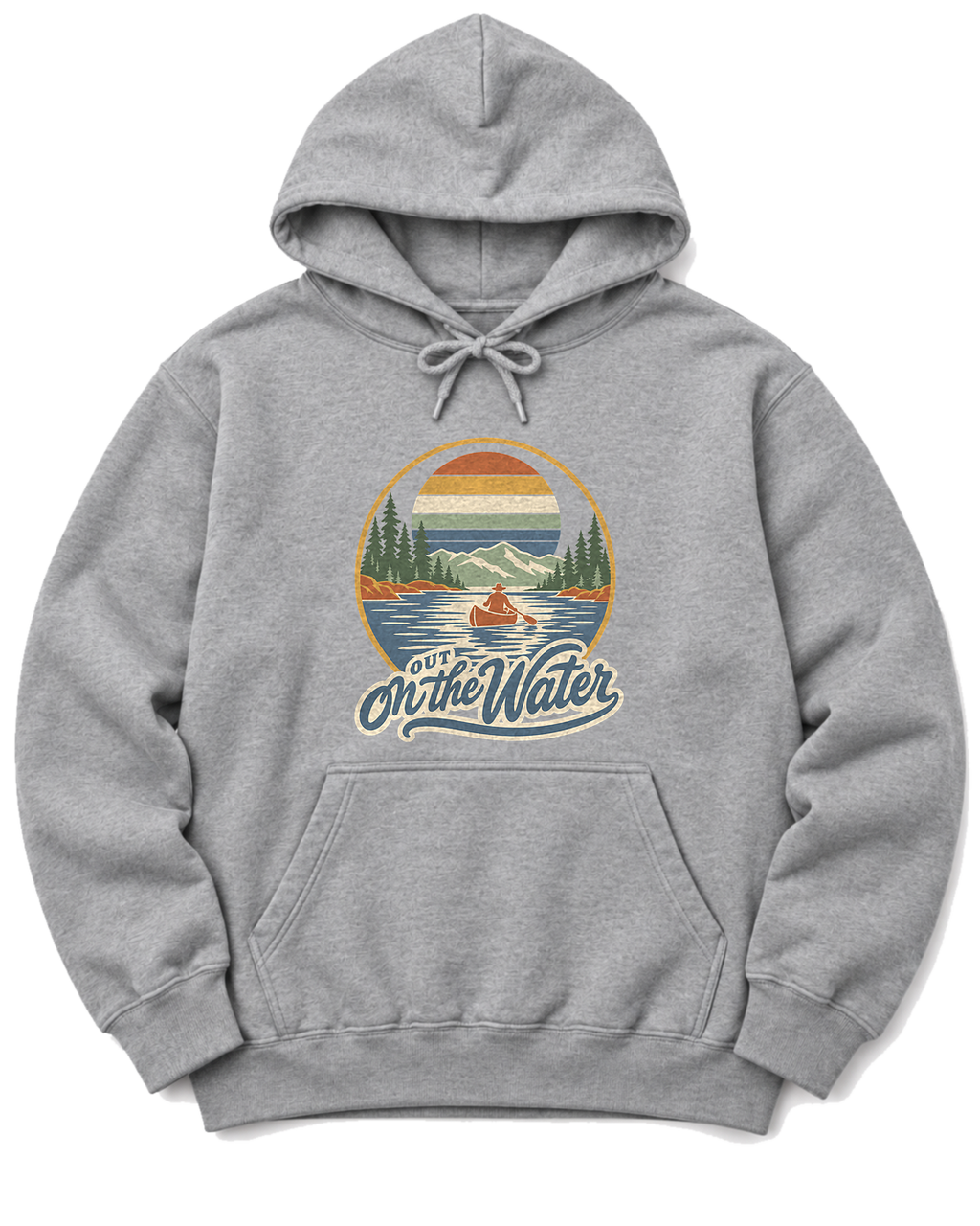 Out on the Water Hoodie - Sport Grey