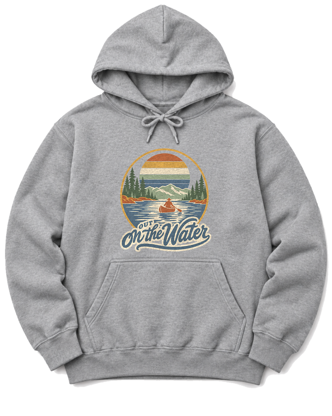 Out on the Water Hoodie - Sport Grey