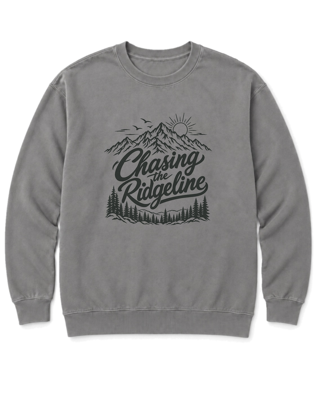 Chasing the Ridgeline Sweatshirt - Grey