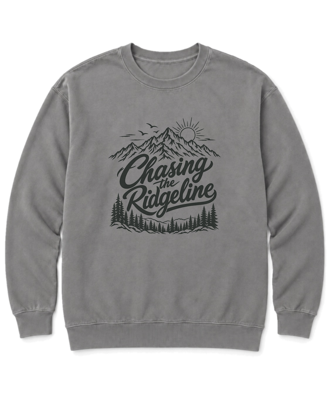 Chasing the Ridgeline Sweatshirt - Grey