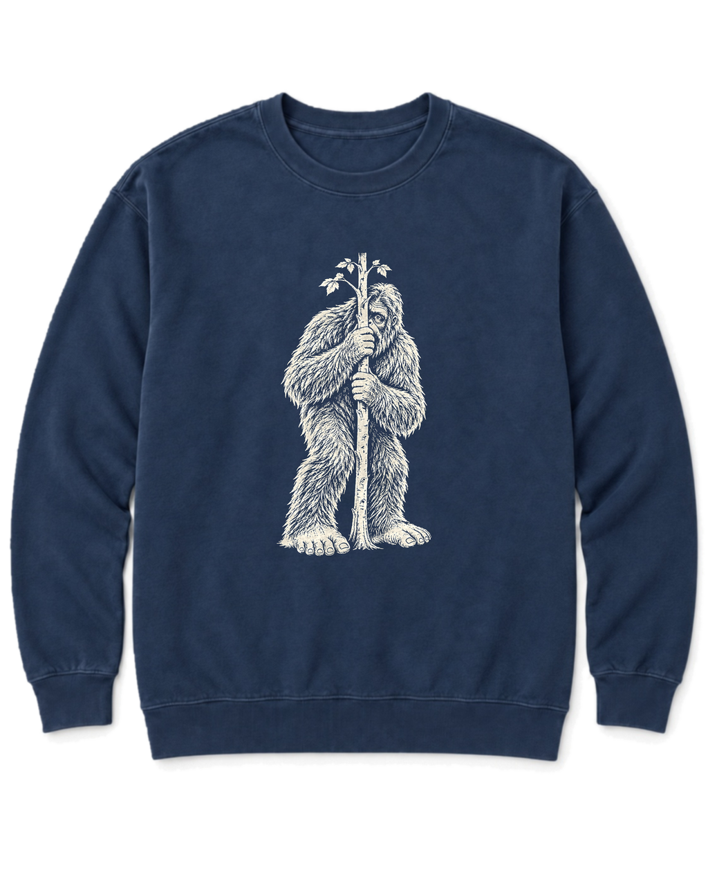 Bigfoot Hide and Seek Sweatshirt - True Navy