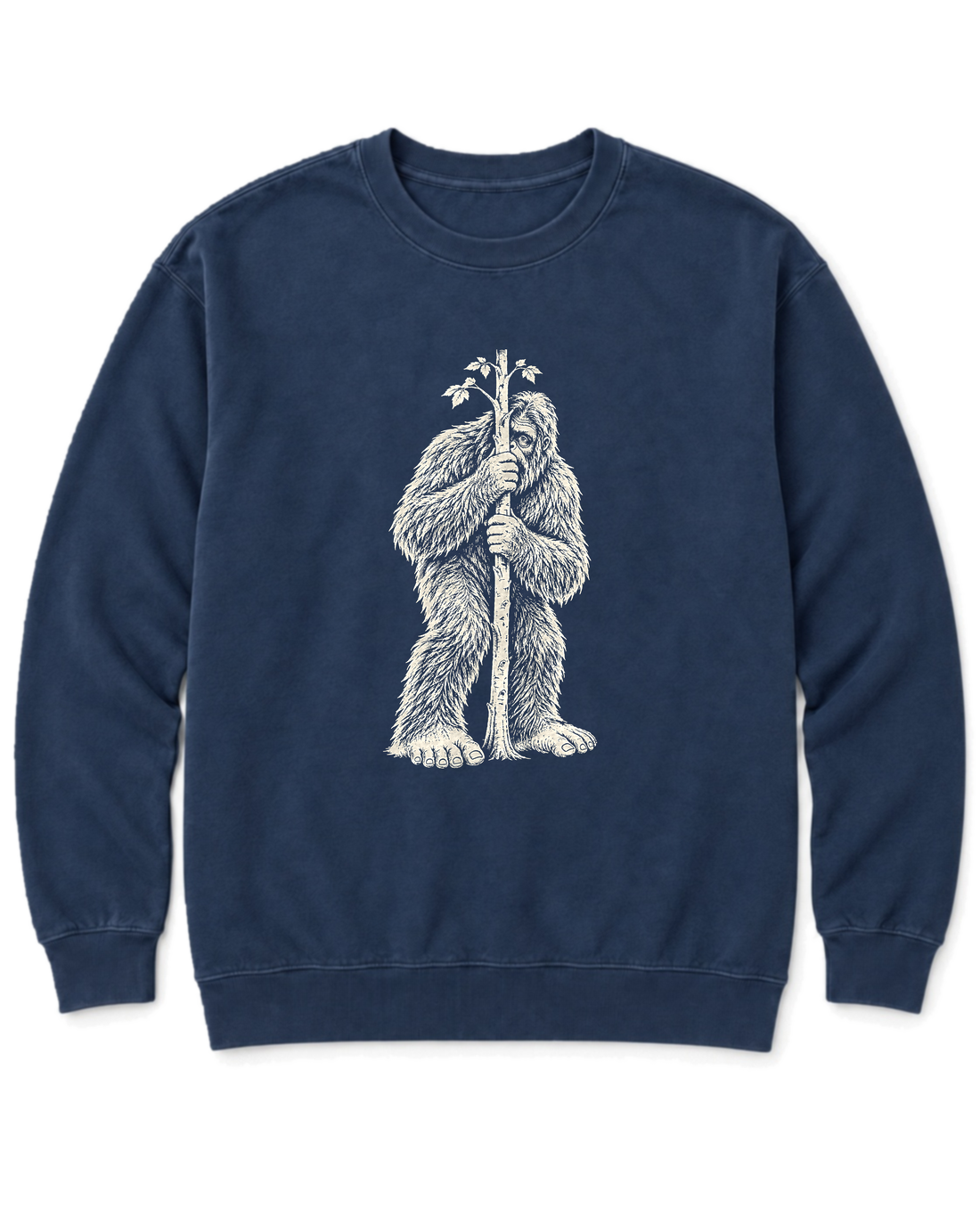 Bigfoot Hide and Seek Sweatshirt - True Navy