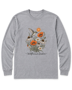 Wildflowers & Sunshine Long Sleeve Shirt - Sport Grey