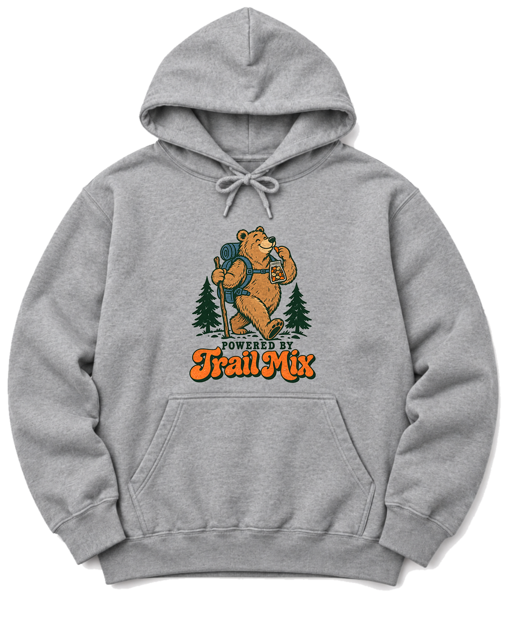 Powered by Trail Mix Hoodie - Sport Grey