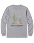 Sand, Sage & Sky Long Sleeve Shirt - Sport Grey