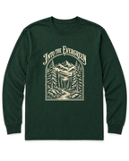 Into the Evergreen Long Sleeve Shirt - Forest Green