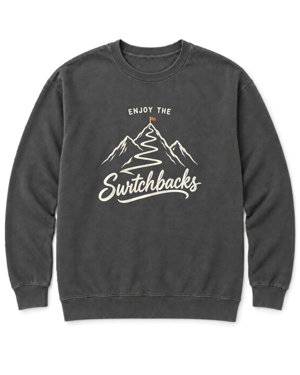 Enjoy the Switchbacks Sweatshirt - Pepper