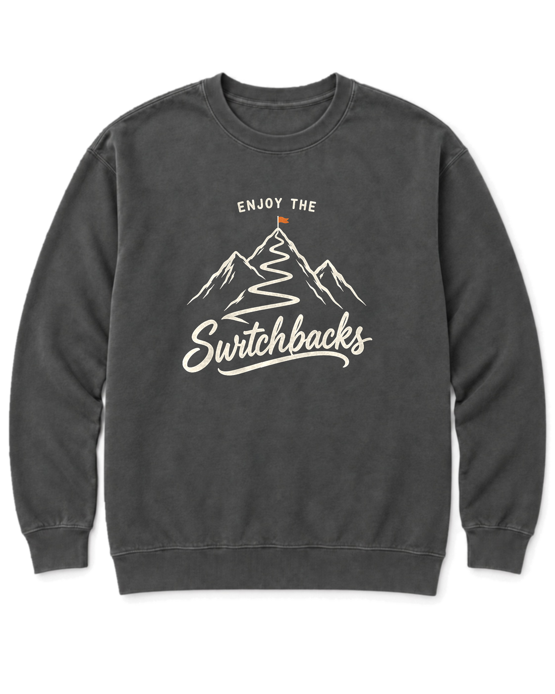 Enjoy the Switchbacks Sweatshirt - Pepper