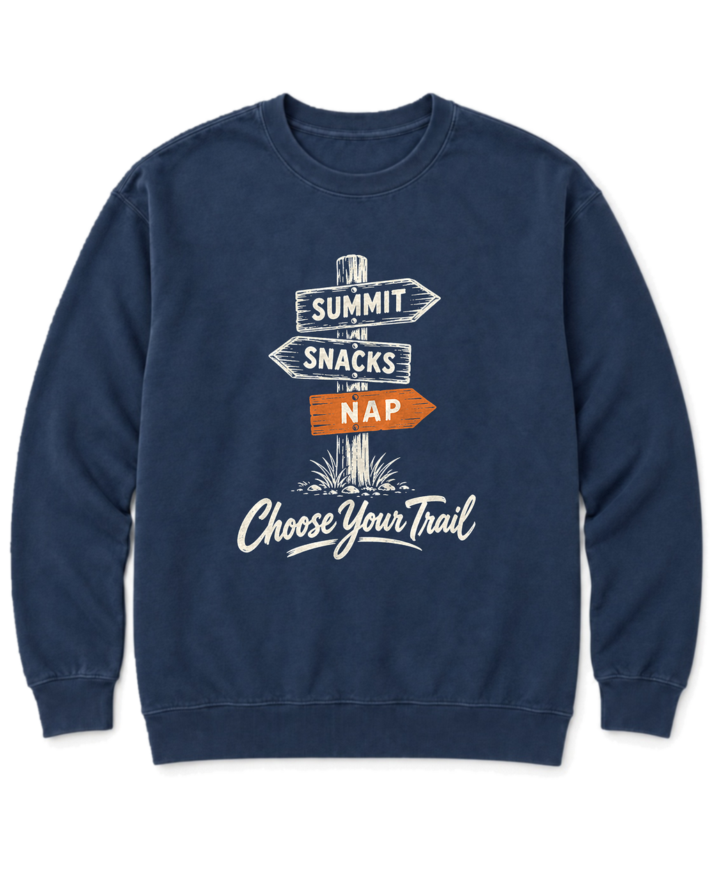 Choose Your Trail Sweatshirt - True Navy