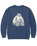 Bear in a Tiny Tent Sweatshirt - Denim