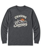 Chasing Sunrises Long Sleeve Shirt - Dark Heather