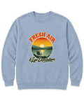 Fresh Air & Low Expectations Sweatshirt - Chambray