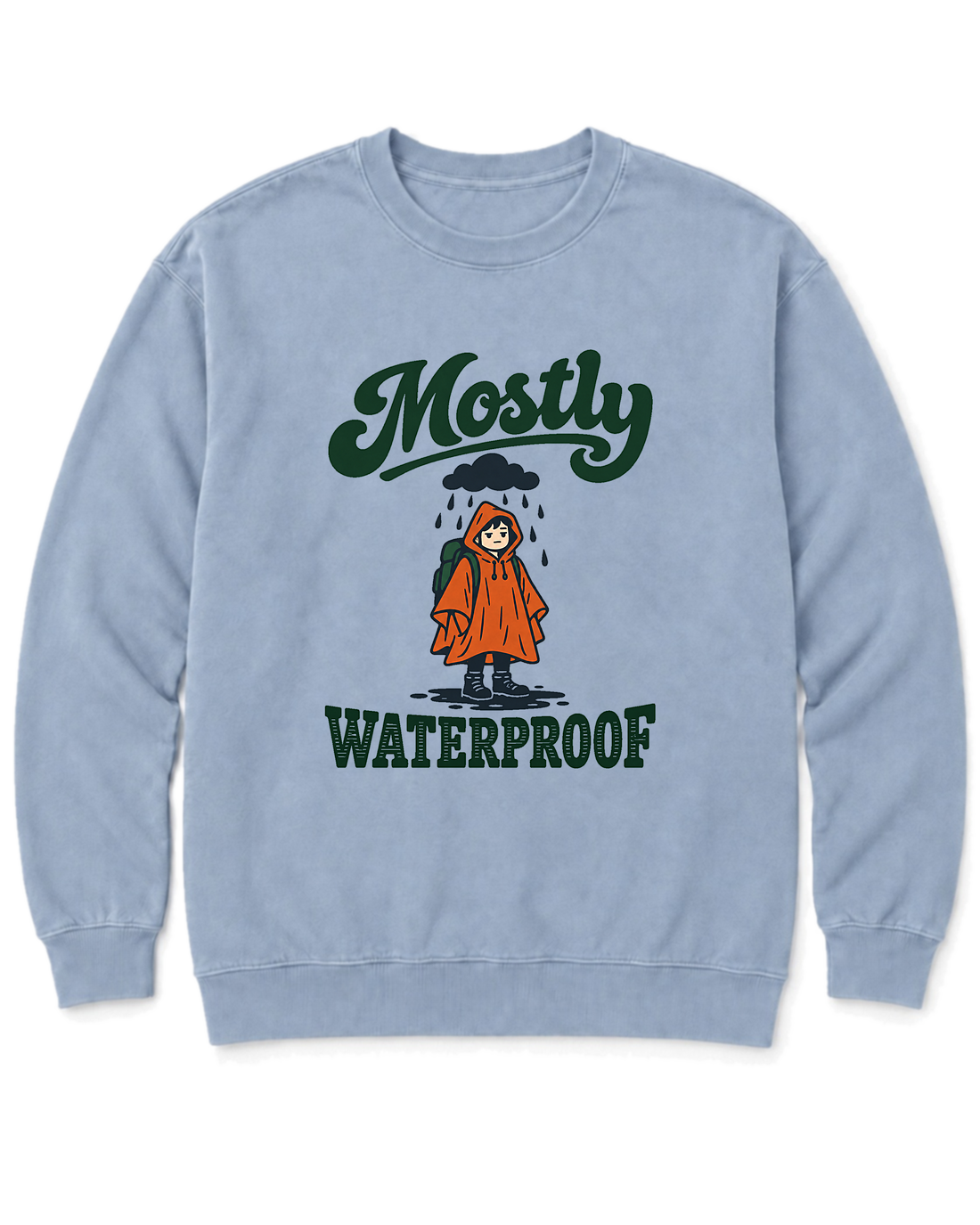 Mostly Waterproof Sweatshirt - Chambray