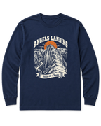 Angels Landing Long Sleeve Shirt - Navy