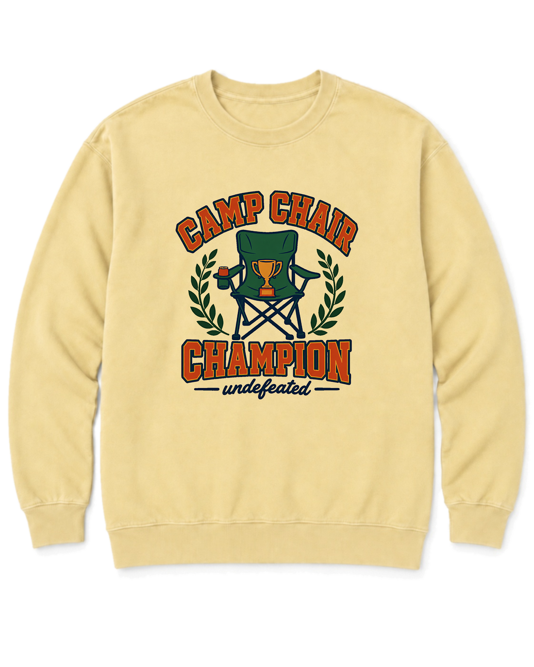 Camp Chair Champion Sweatshirt - Butter