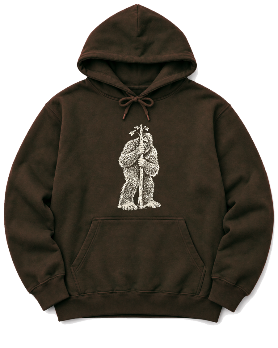 Bigfoot Hide and Seek Hoodie - Dark Chocolate