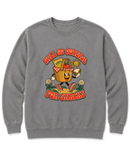 Will Go Outside for Snacks Sweatshirt - Grey