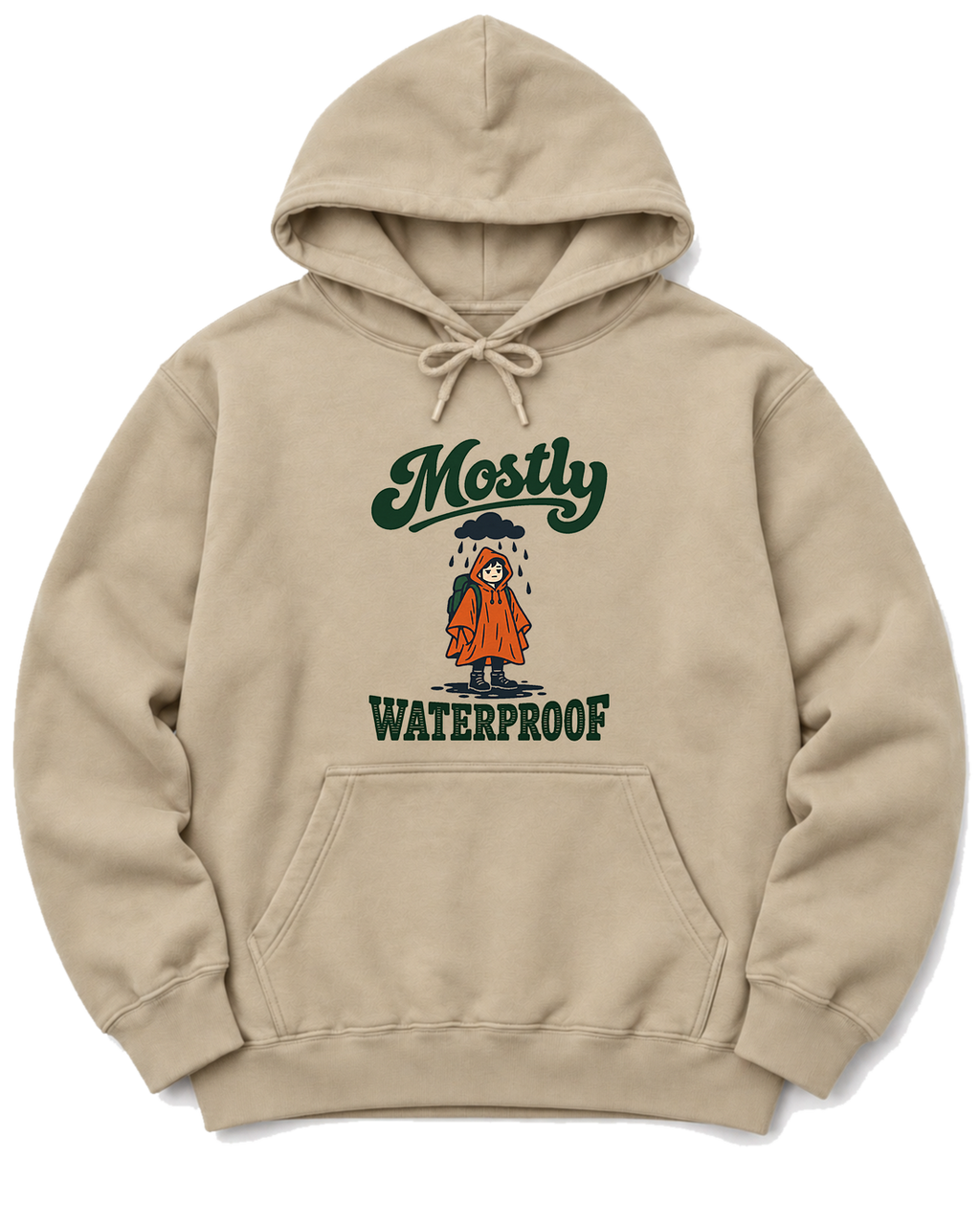 Mostly Waterproof Hoodie - Sand