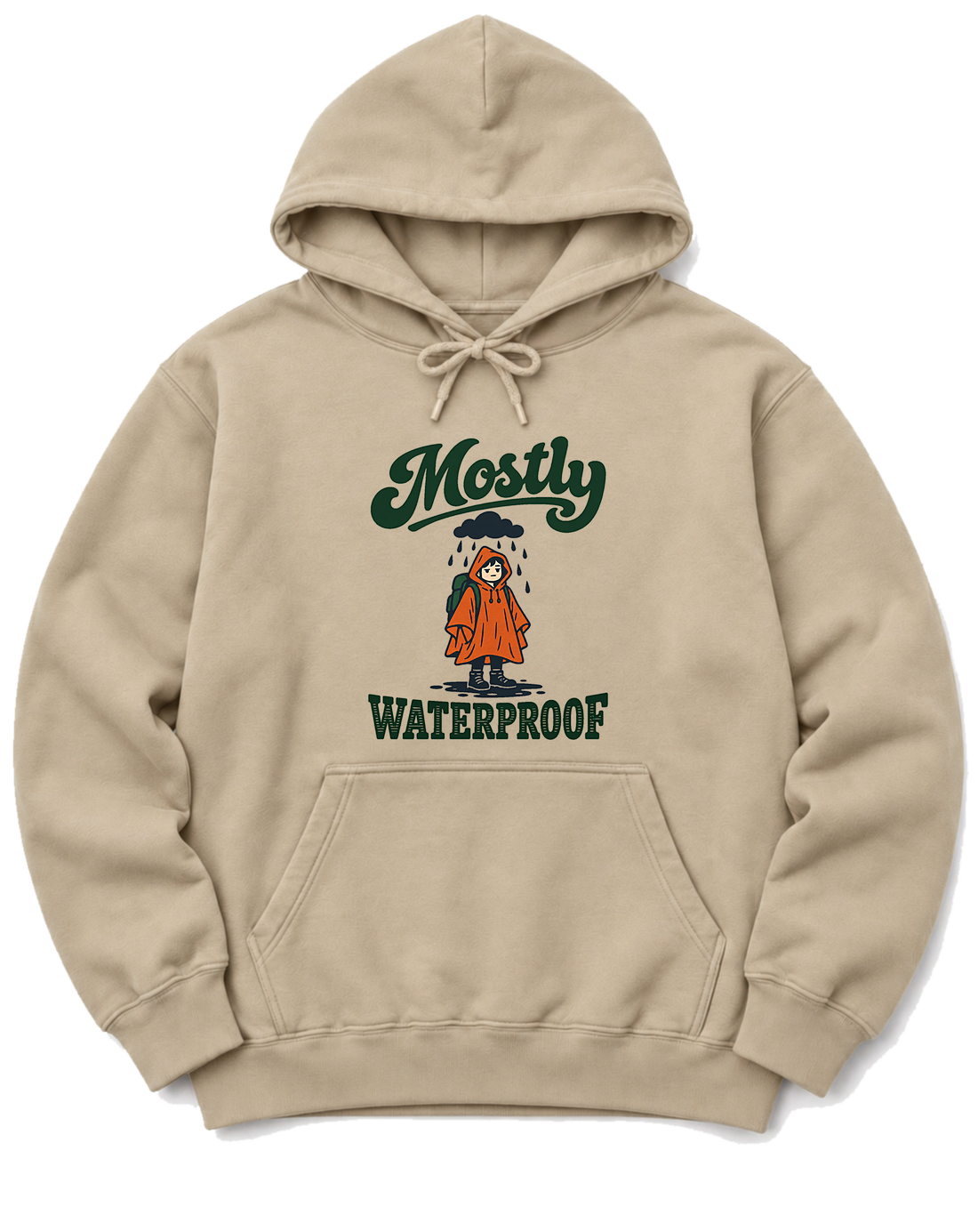 Mostly Waterproof Hoodie - Sand