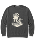 Upside-Down Map Sweatshirt - Pepper