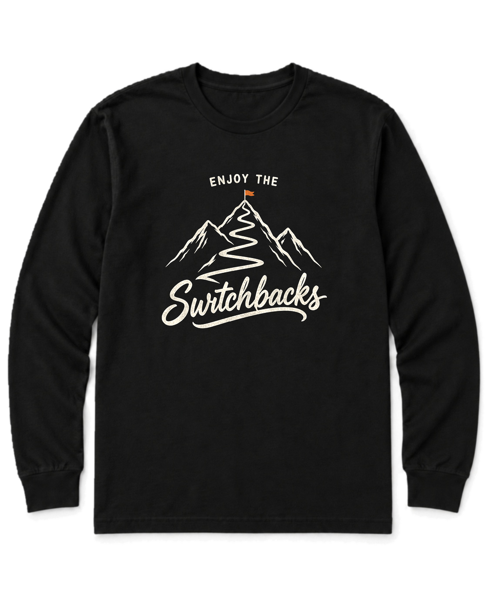 Enjoy the Switchbacks Long Sleeve Shirt - Black