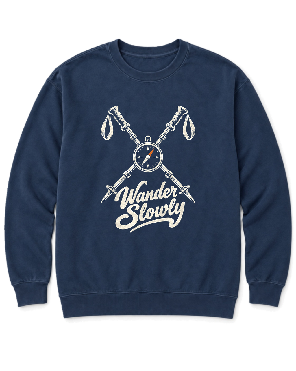 Wander Slowly Sweatshirt - True Navy