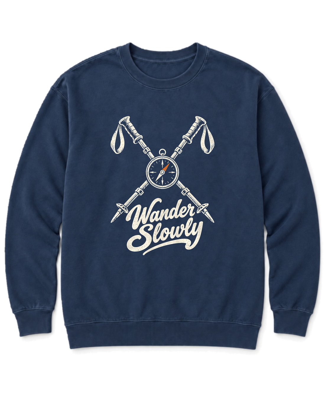 Wander Slowly Sweatshirt - True Navy