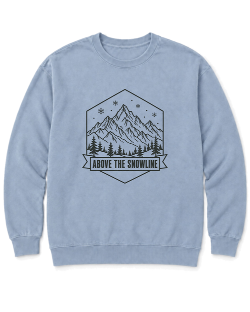 Above the Snowline Sweatshirt - Chambray