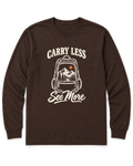Carry Less, See More Long Sleeve Shirt - Dark Chocolate