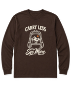 Carry Less, See More Long Sleeve Shirt - Dark Chocolate