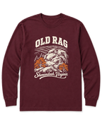 Old Rag Long Sleeve Shirt - Maroon