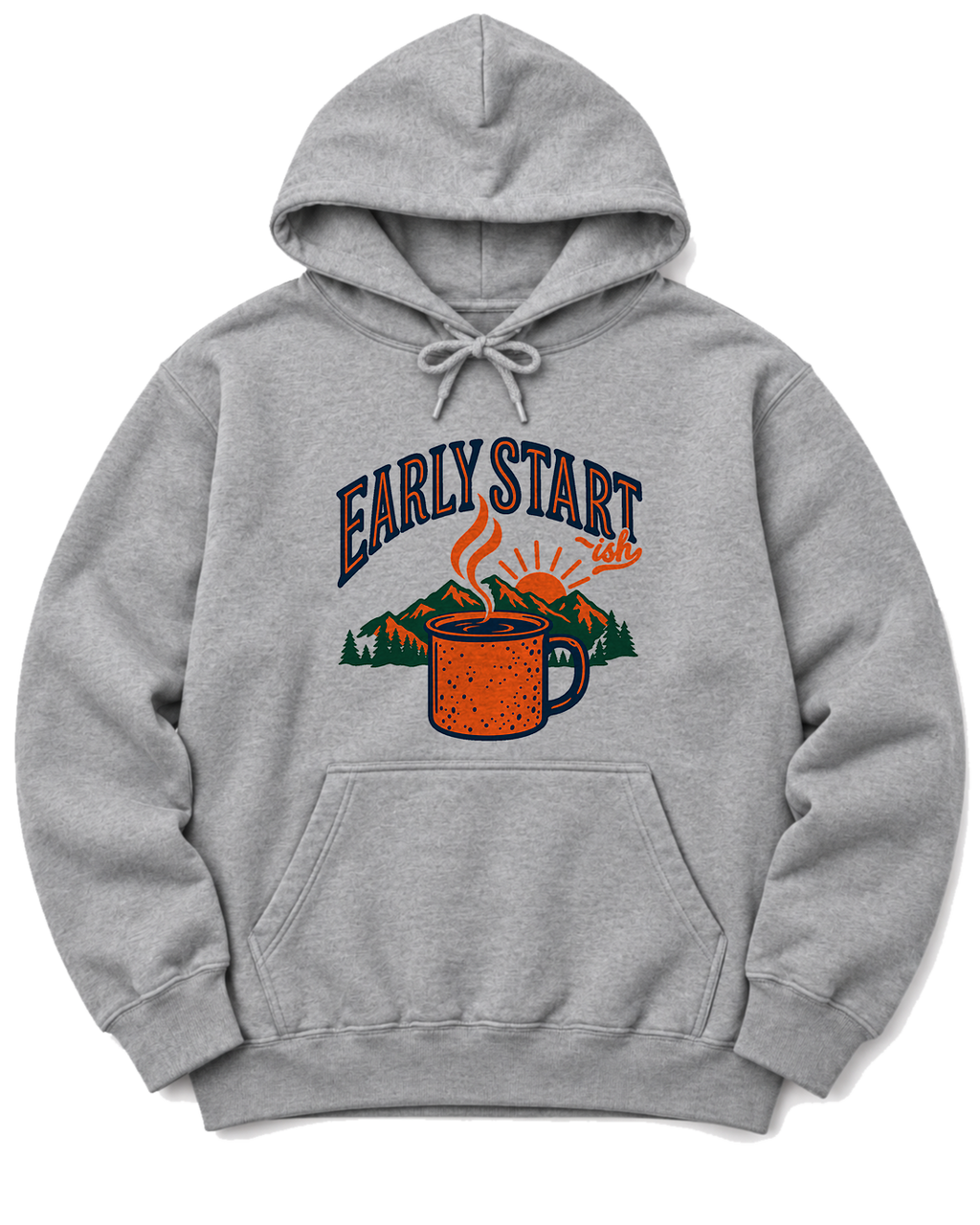 Early Start-ish Hoodie - Sport Grey