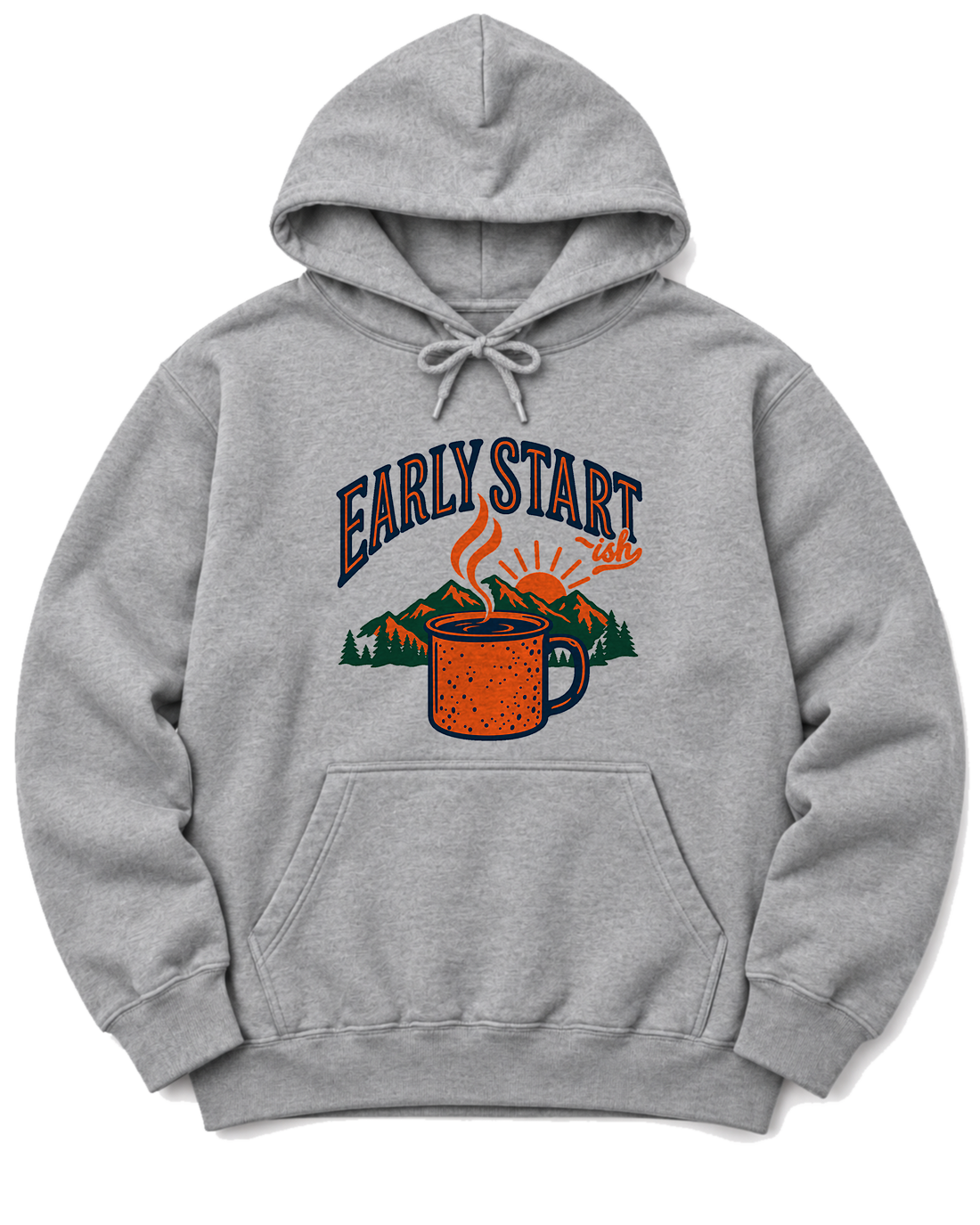 Early Start-ish Hoodie - Sport Grey