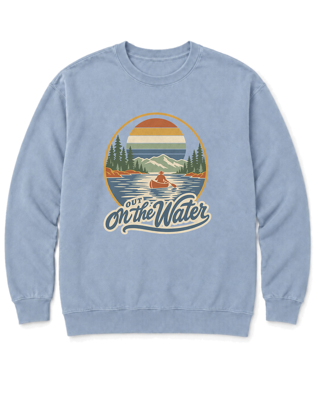 Out on the Water Sweatshirt - Chambray