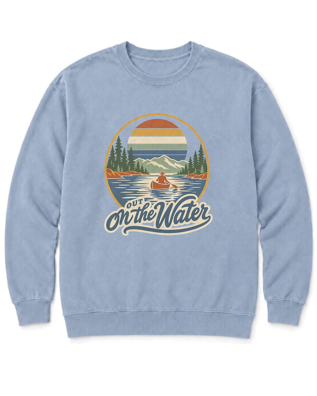 Out on the Water Sweatshirt - Chambray