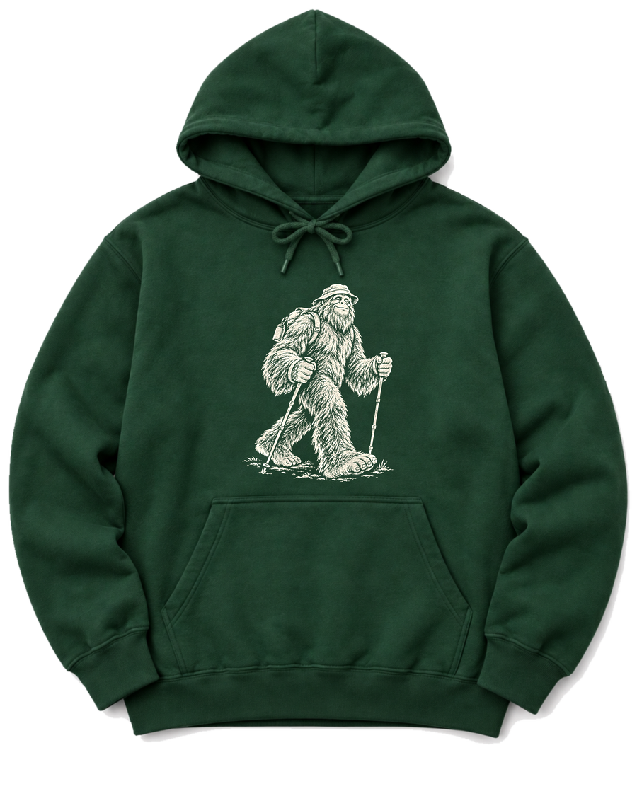Bigfoot Day Hike Hoodie - Forest Green