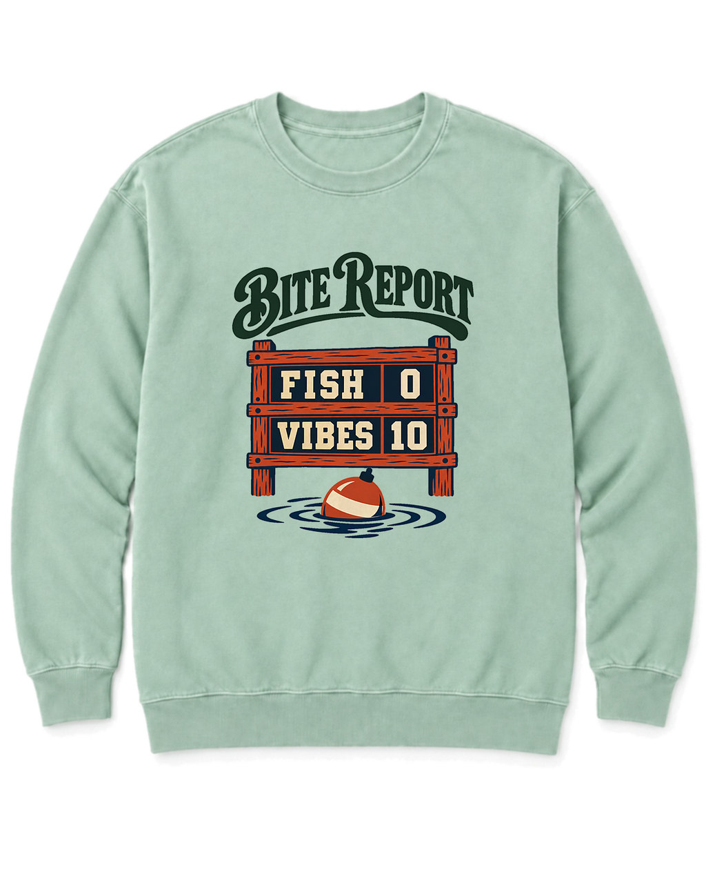 Bite Report Sweatshirt - Chalky Mint