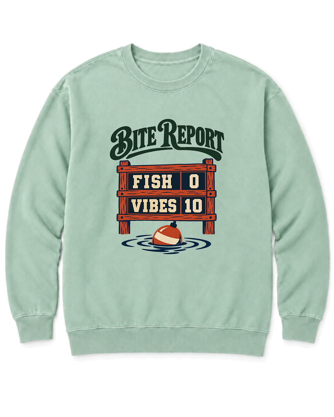 Bite Report Sweatshirt - Chalky Mint