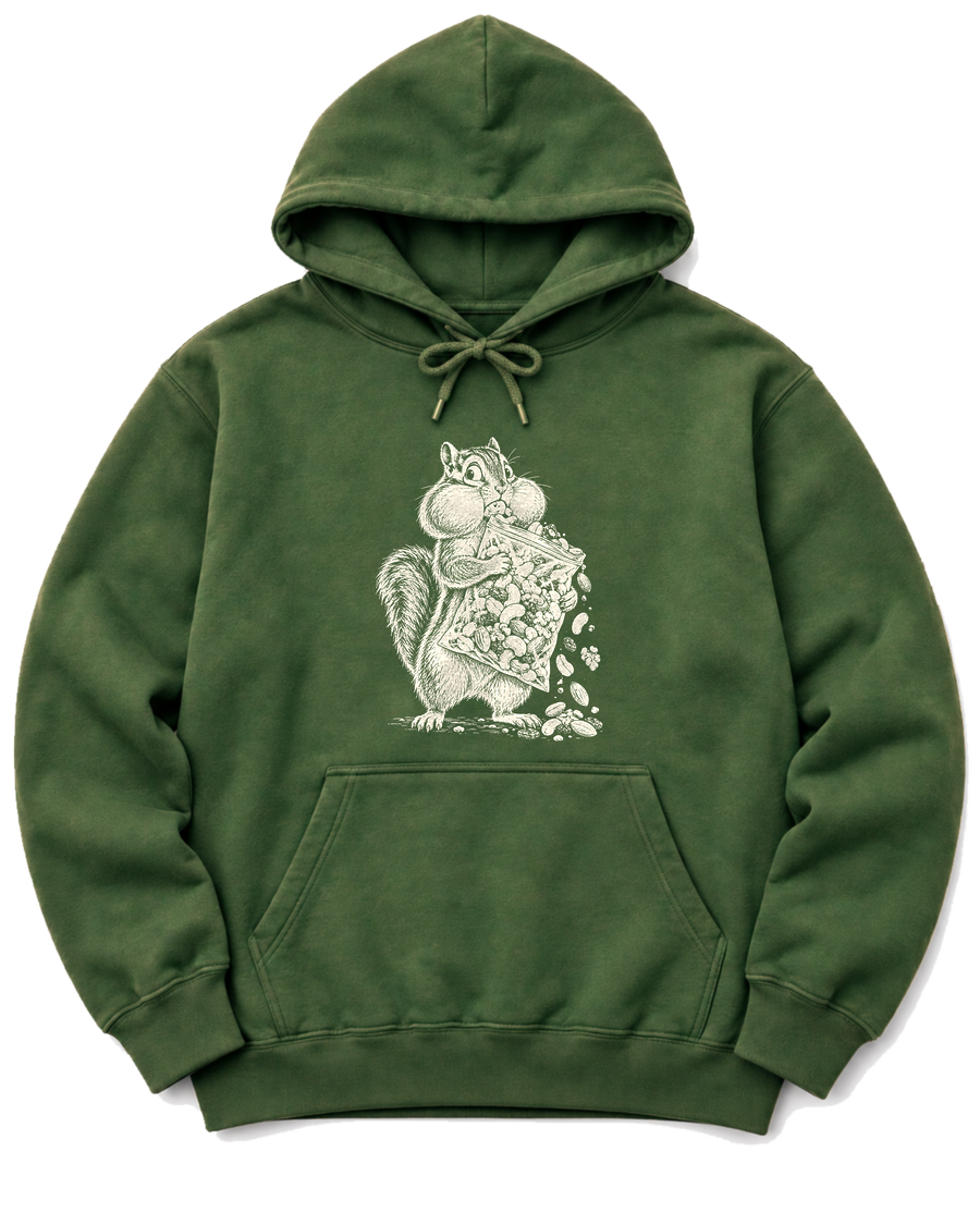 Trail Mix Bandit Hoodie - Military Green