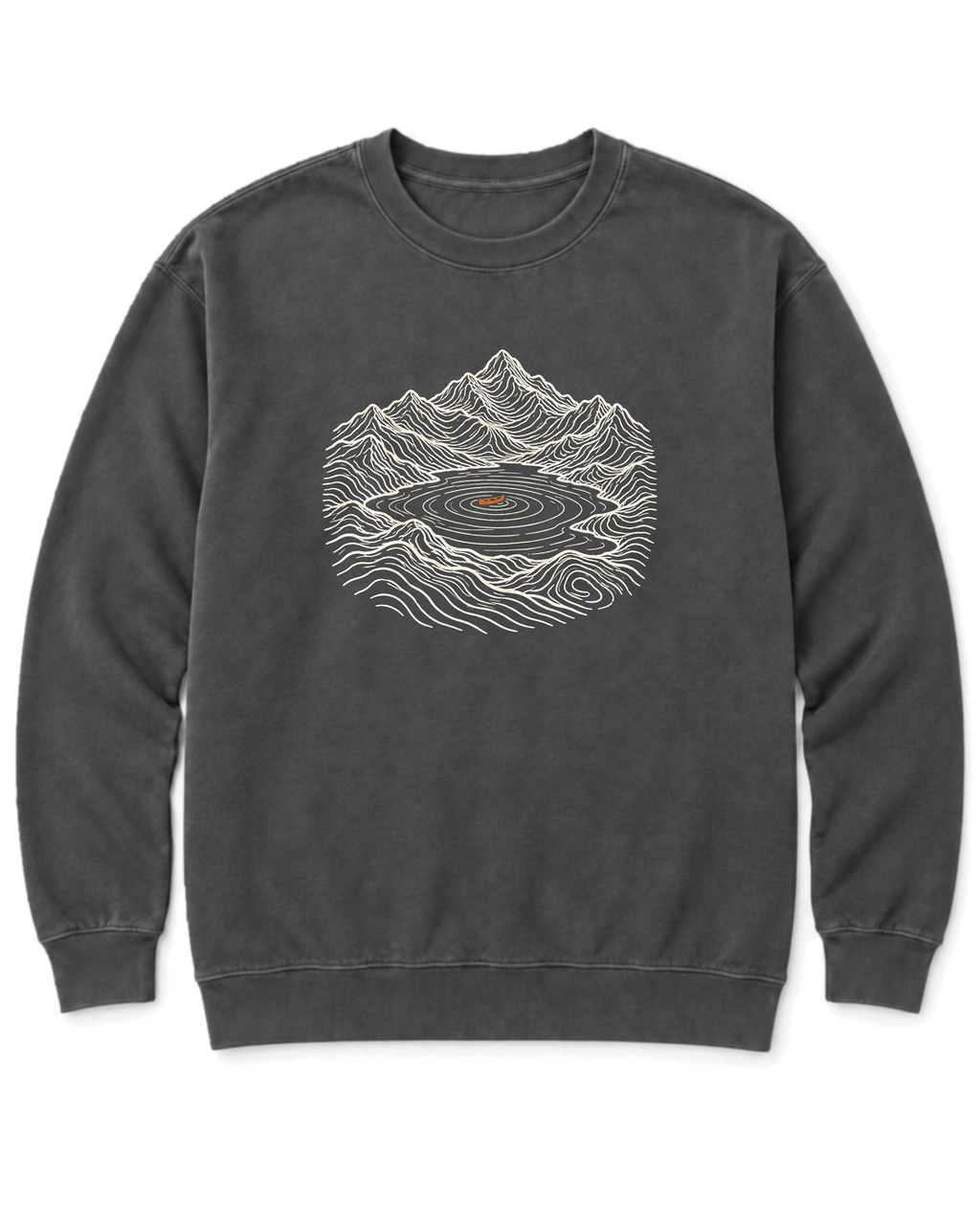 Lake Canoe Sweatshirt - Pepper