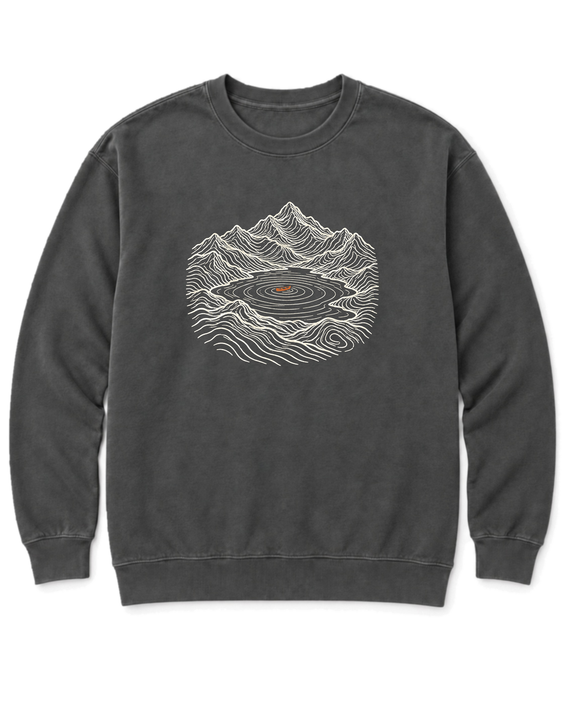 Lake Canoe Sweatshirt - Pepper