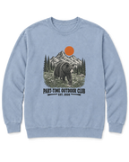 Outdoor Club Bear Sweatshirt - Chambray