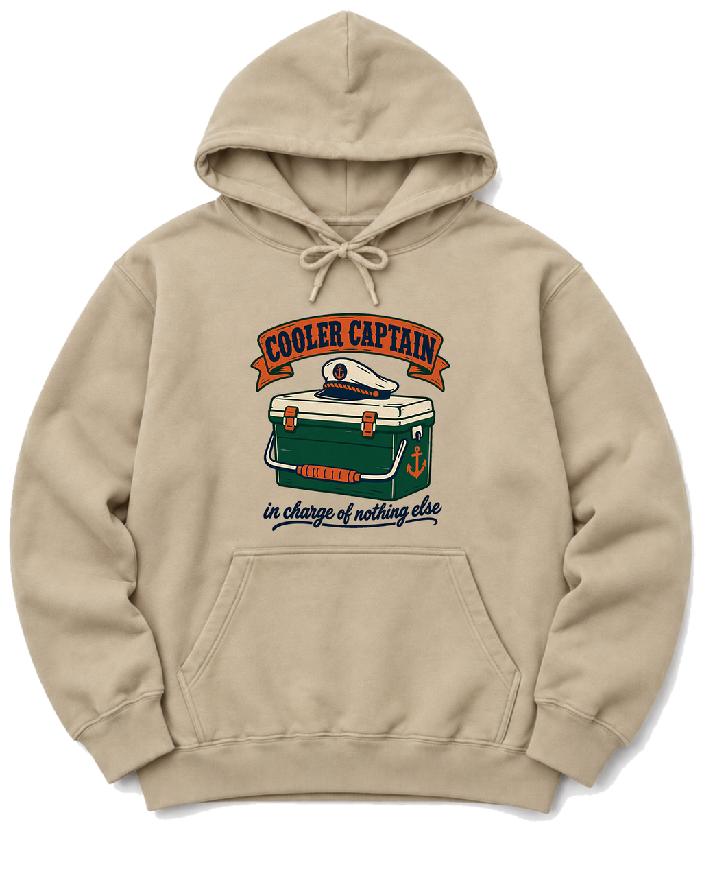Cooler Captain Hoodie - Sand