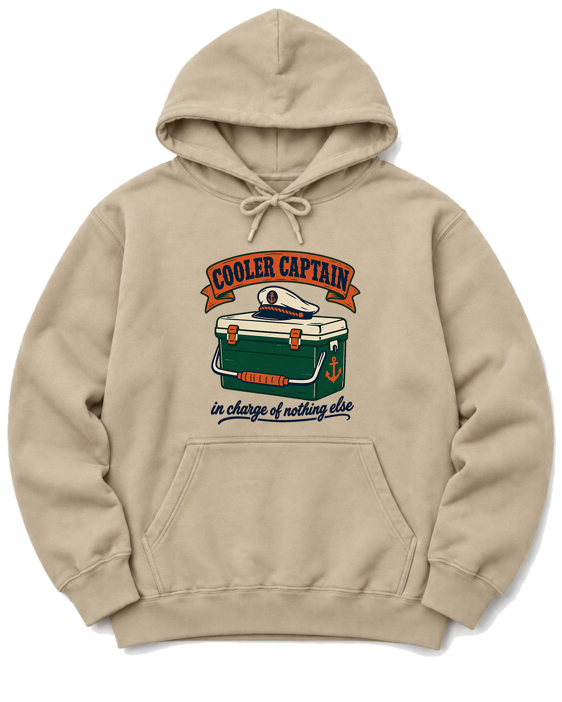 Cooler Captain Hoodie - Sand