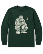Bigfoot S'mores Long Sleeve Shirt - Forest Green
