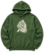Bigfoot Canoe Hoodie - Military Green